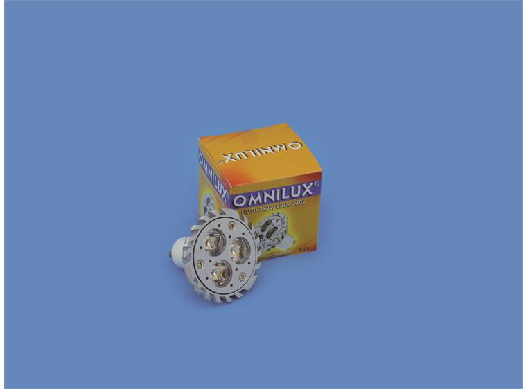 Omnilux GU-10 230V 3x2W LED 6500K 30° CR